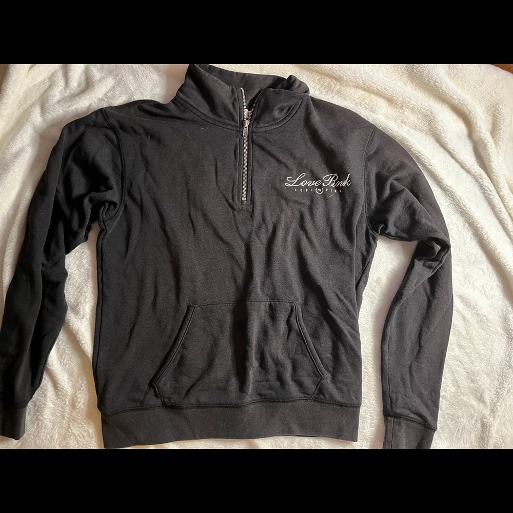 PINK quarter zip up